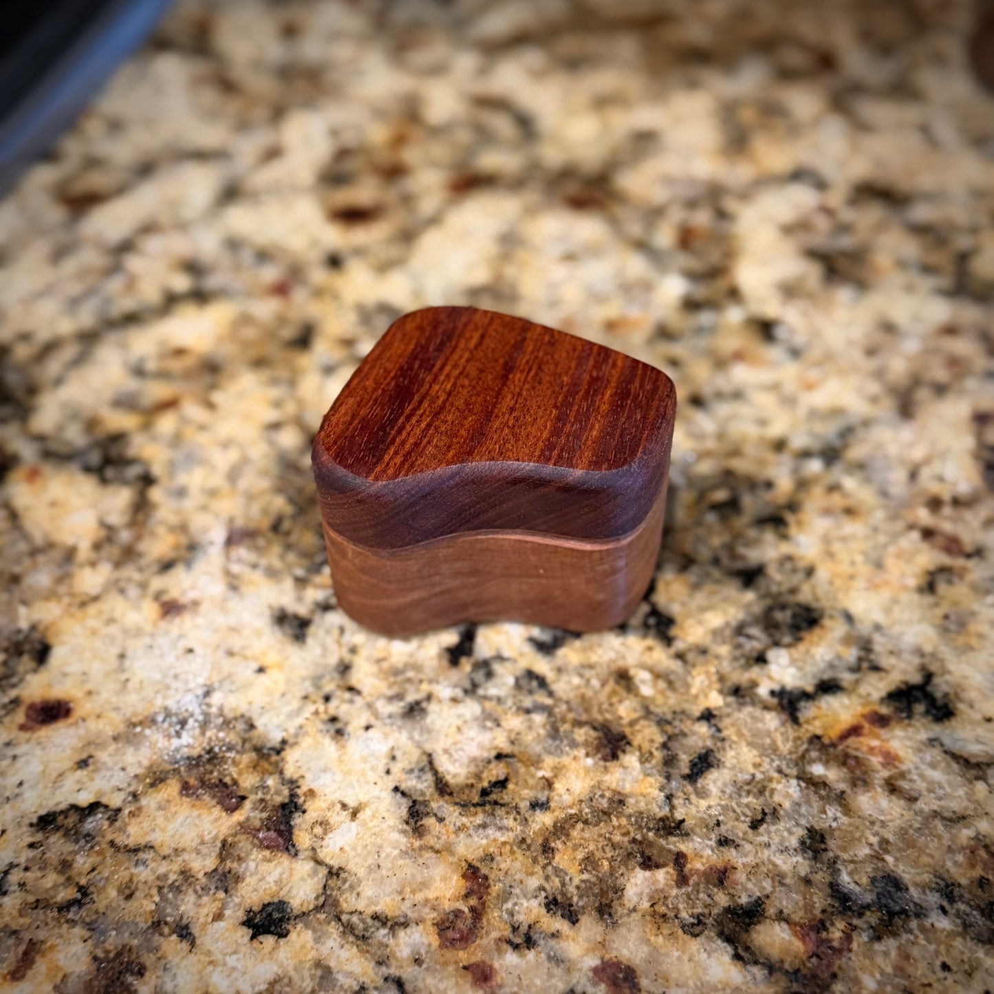 Salt Cellar | Mahogany & Cherry w/ Magnetic Lid