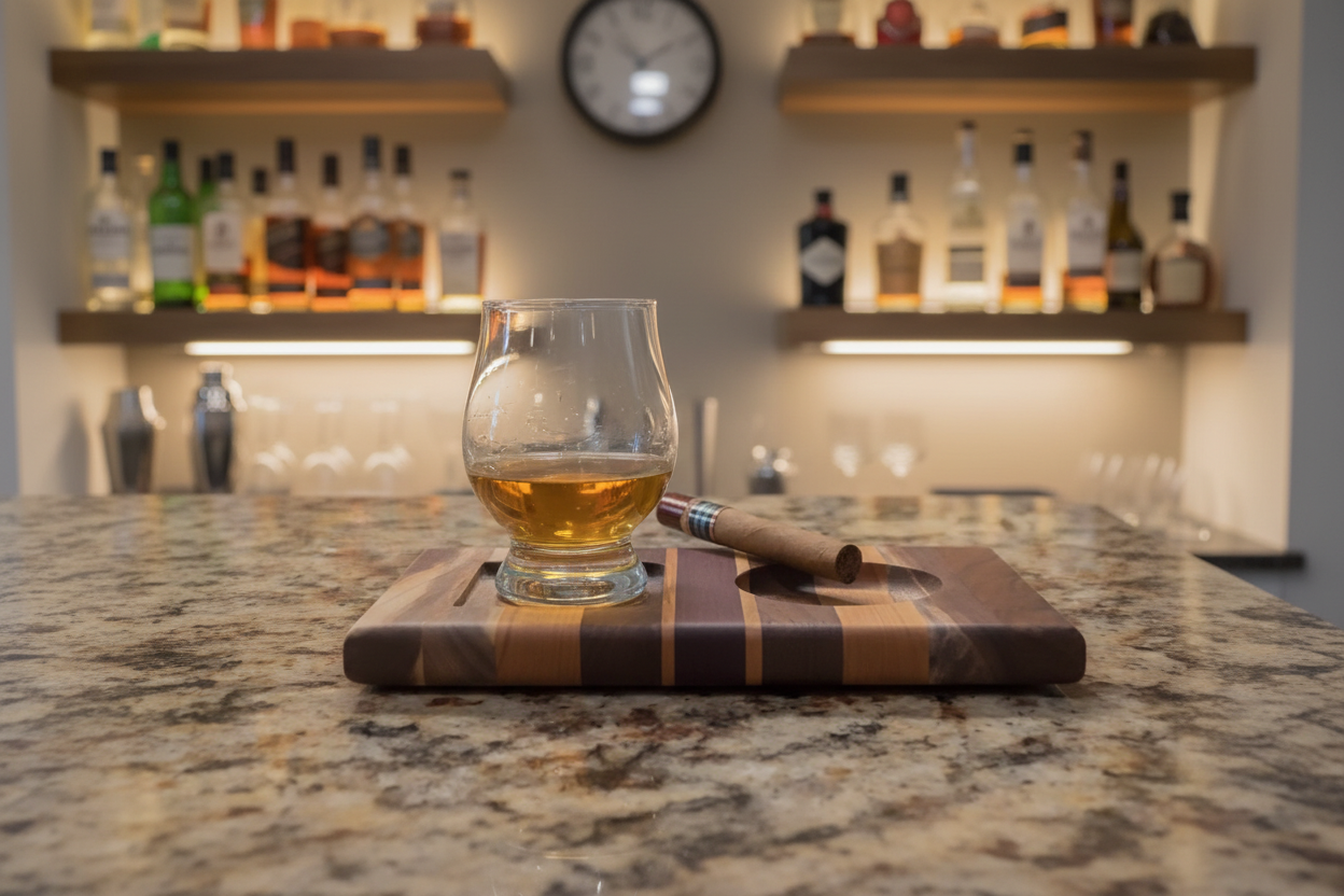 Hardwood Bourbon & Cigar Gift