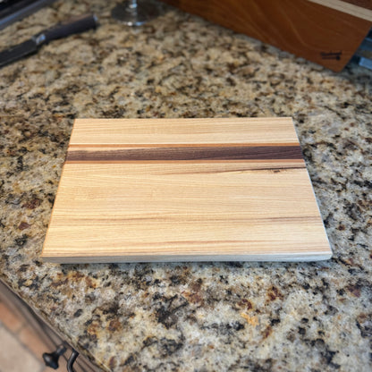 Ash, Walnut, and Cherry Edge Grain Cutting Board