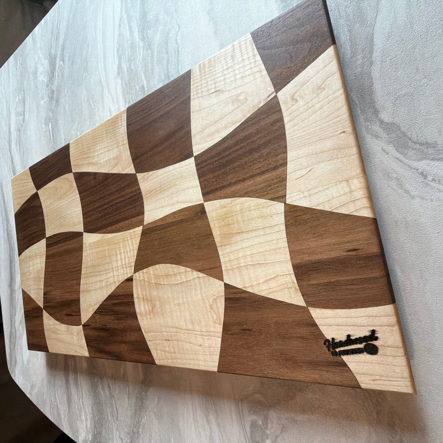 Cutting Board | Walnut & Curly Maple