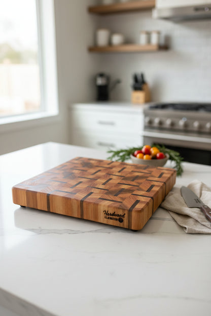 End Grain Cutting Board | Cherry & Walnut